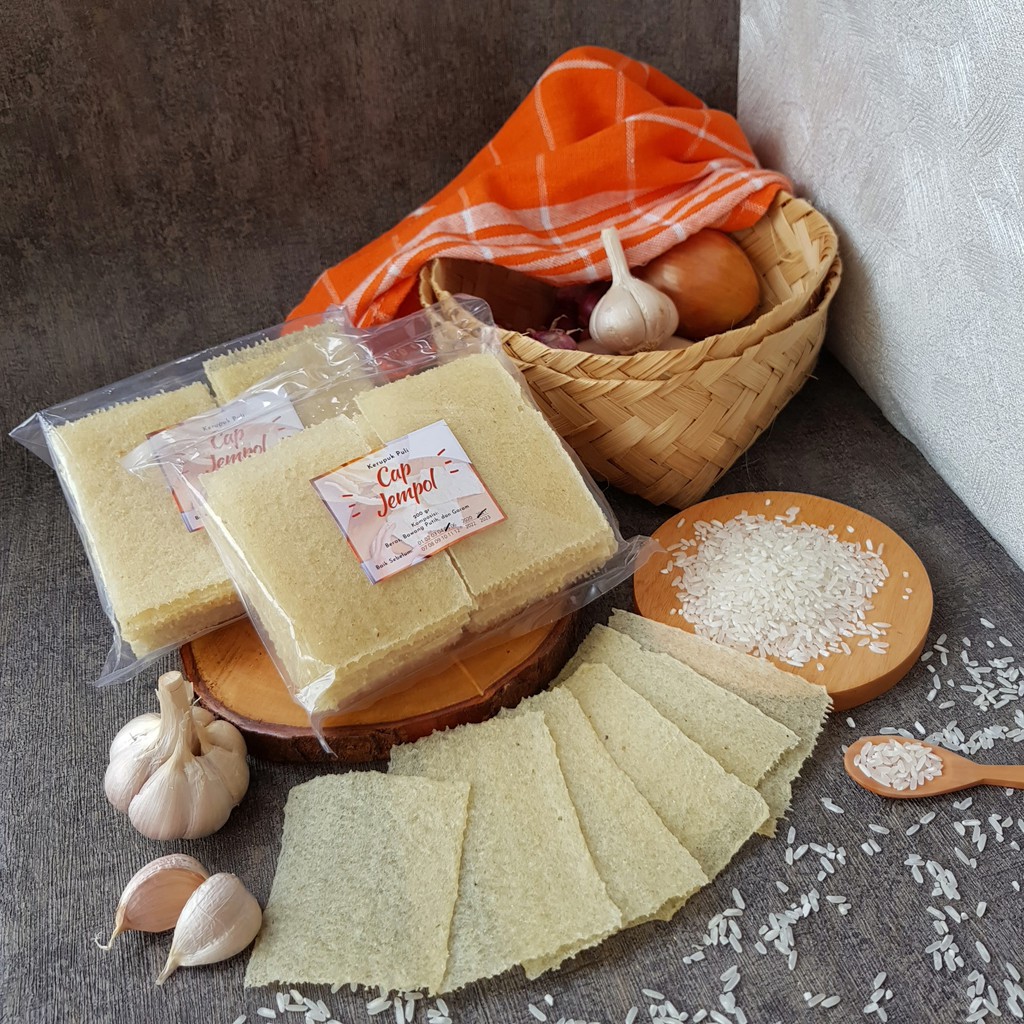 

Kerupuk Puli / Kerupuk Beras 'Cap Jempol' Mentahan