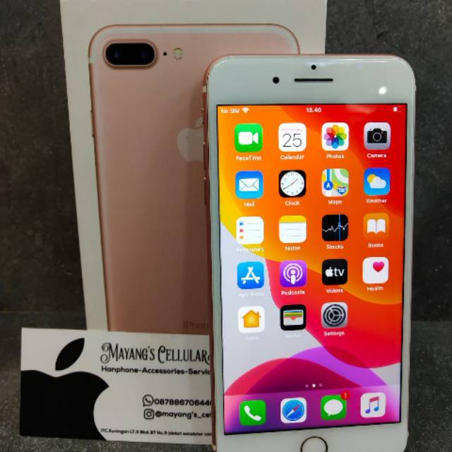 Iphone 7 Plus 128gb Rose Gold Second Murah Garansi Inter Shopee Indonesia