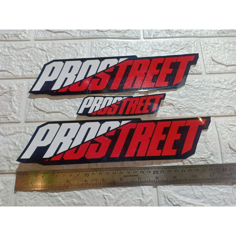 stiker striping body motor prostreet merah