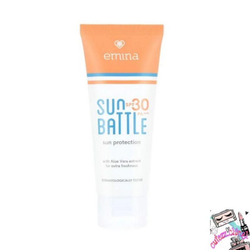 ☃Cutezz_Ching1☃Emina Sun Battle Spf 30 PA+++ -FUN SIZE 23ML