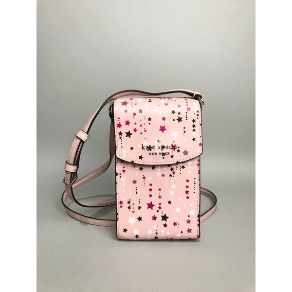 Tas Kate Spade Flap Phone Crossbody Twinkie Pink
