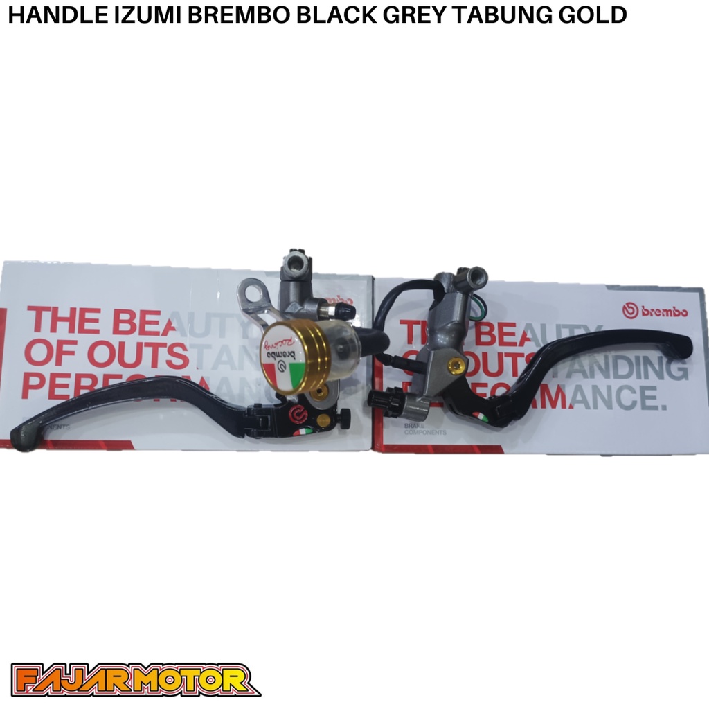 IZUMI HANDLE SET PLUS TABUNG MASTER REM GOLD SWITCH REM KIRI