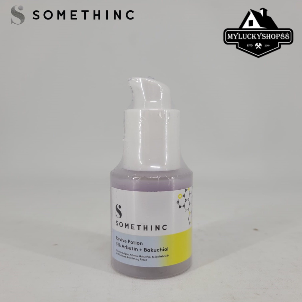 Somethinc Revive Potion 3% Arbutin + Bakuchiol Face Serum Wajah 20 ml