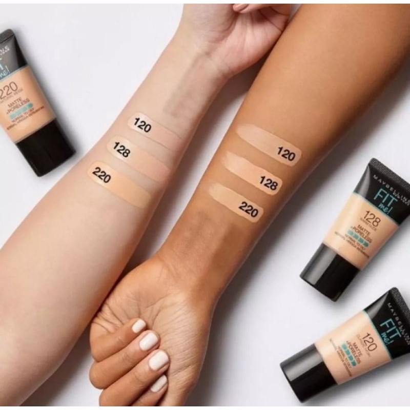 MAYBELLINE Fit Me Matte + Poreless Foundation TUBE 18ml