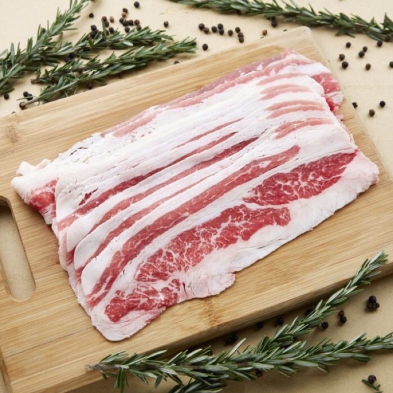 

slice beef Us shortplate 250gr