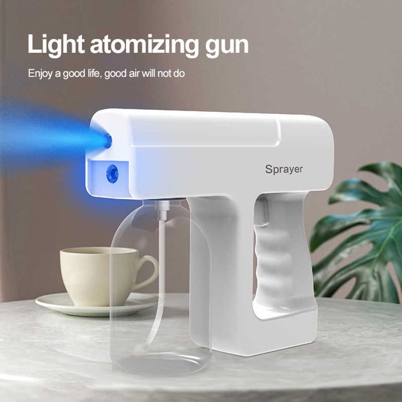 Nano Spray Disinfection Gun Wireless Warna Putih