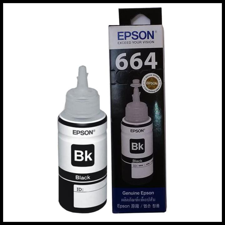BIG SALE EPSON T6641 TINTA HITAM ORIGINAL L120 L220 L310 L365 L565