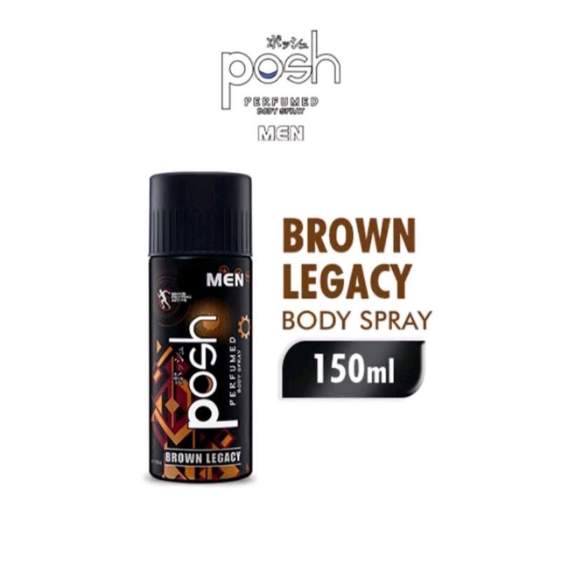 Posh Men Body Spray Brown Legacy 150ml