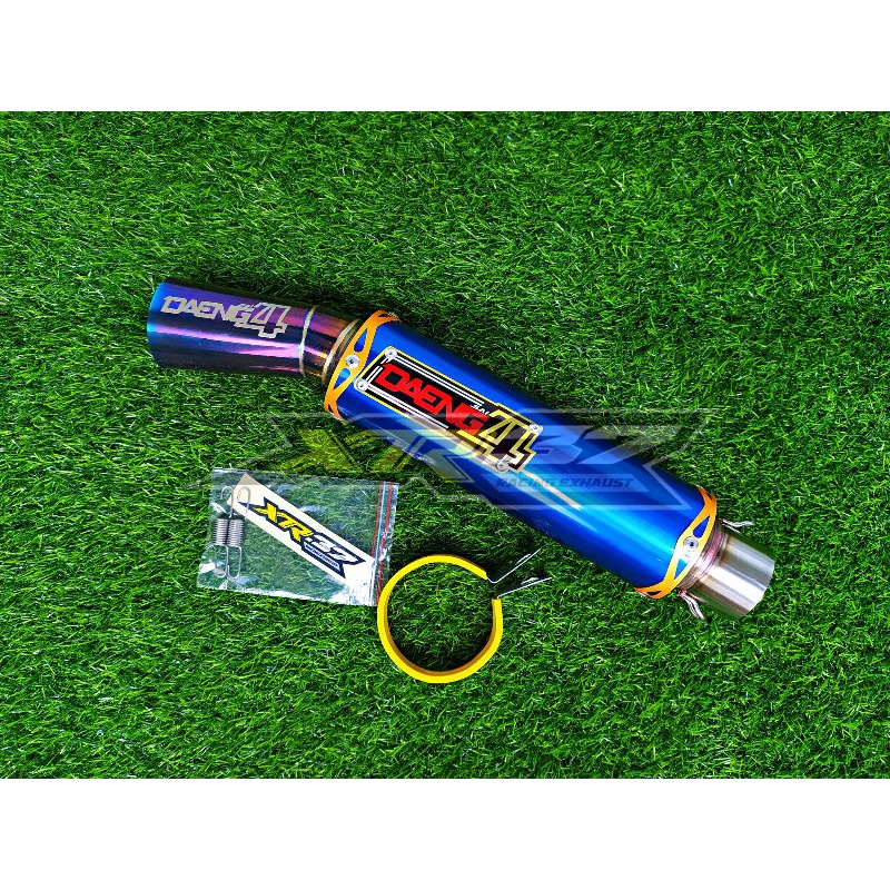 Knalpot DAENGSAI4 Biru Silencer Only Mio-Mio M3-Beat-Vario-Satria FU-Sonic-Vixion All Motor