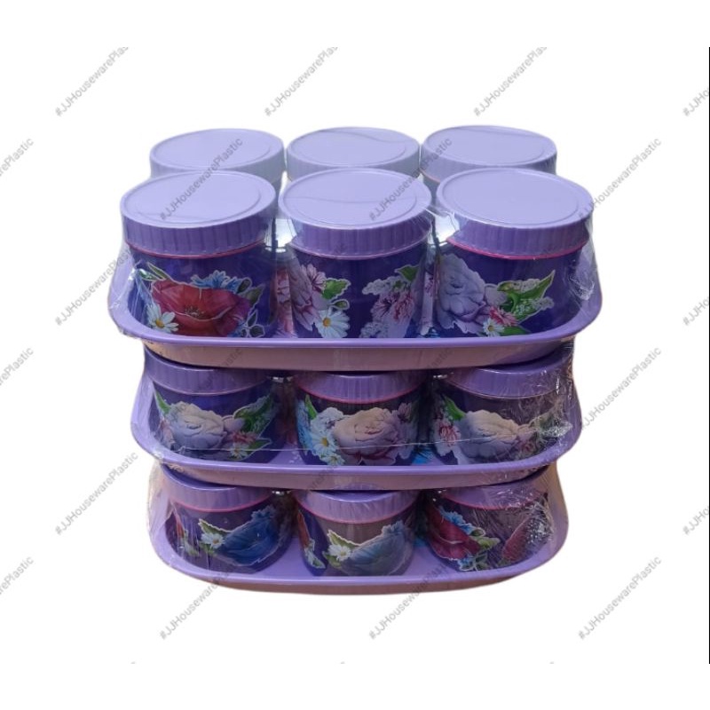 Calista Toples Kue Nampan Jumbo 7IN1 Toples Nampan Lebaran Toples Kue kering Toples Nastar Toples set nampan murah TONAM