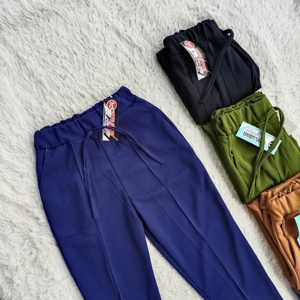 CELANA DOTY CREPE ANAK TANGGUNG 14-16 TAHUN / CELANA ANAK PPEREMPUAN / CELANA PANJANG ANAK TANGGUNG / DOTY CREPE ANAK