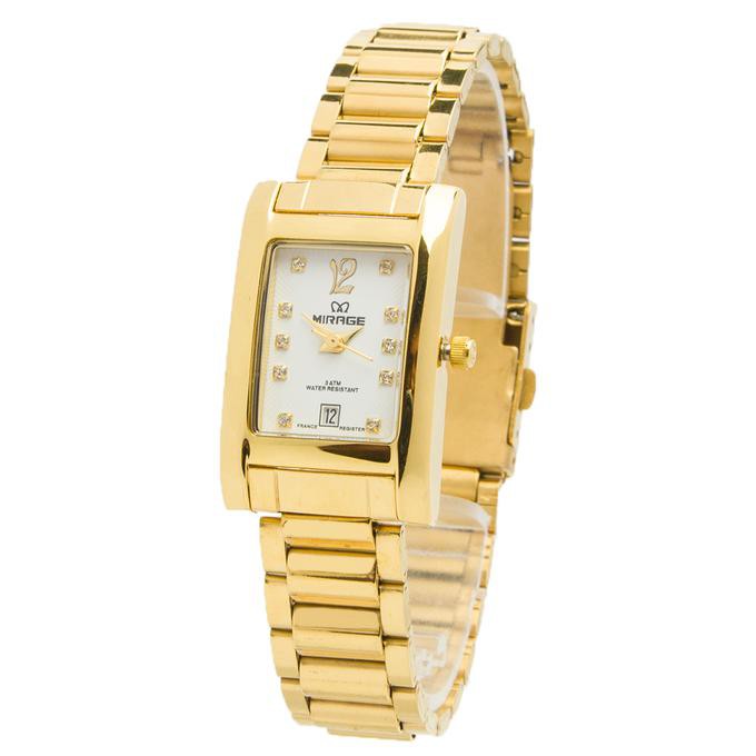 Jam Tangan Mirage Wanita Original Gold 7062L pK - Kuning