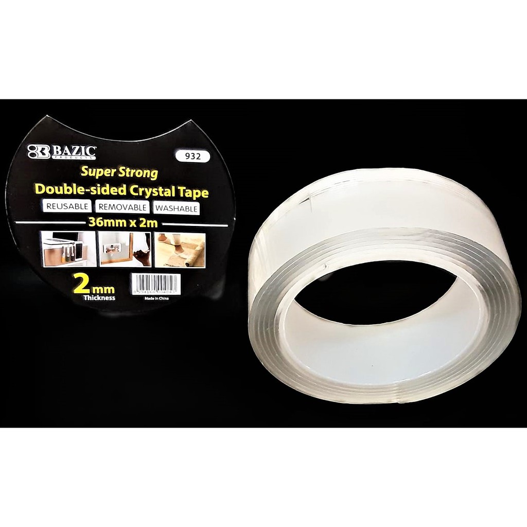 

DOUBLE TAPE FOAM MAGIC BENING TRANSPARAN 36 MM X 2 M ( 2MM ) 932 SOLASI MOUNTING AJAIB SUPER STRONG