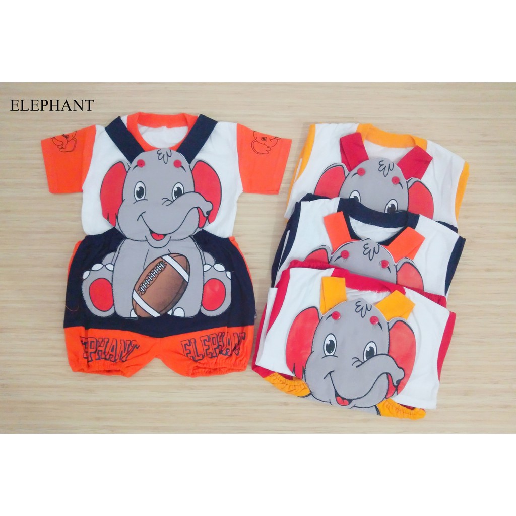 JUMPER BAYI CELANA  KERUT MURAH KARAKTER KODOK  ROMPER ANAK 