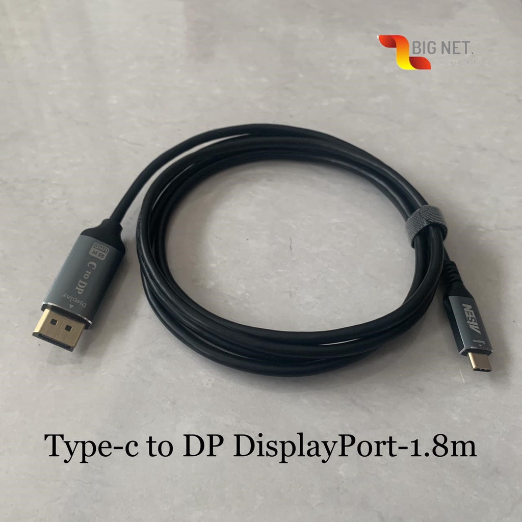 TYPE-C (USB C) To  DP DisplayPort-1.8Meter 8K Converter/ TYPE-C To  DP-1.8M AISEN