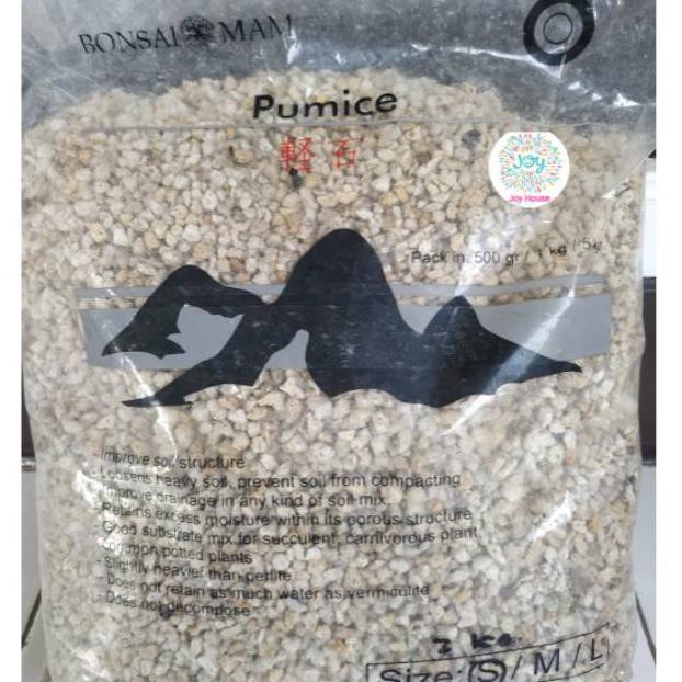 600gr Pumice Soil REPACK Bonsai MAM/Batu apung/Pumis Media tanam kaktus sukulen lithops astrophytum