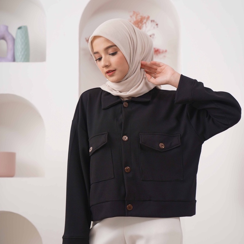 Alice Jaket Wanita Sweater Oversize Korea Style