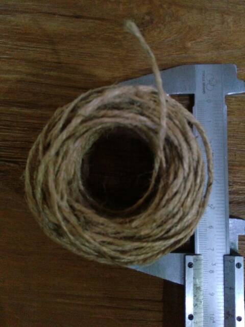 Rp275/meter (3ply) Tali Goni, Tali Rami, Jute, Tali vintage, Craft, Aksesoris-8