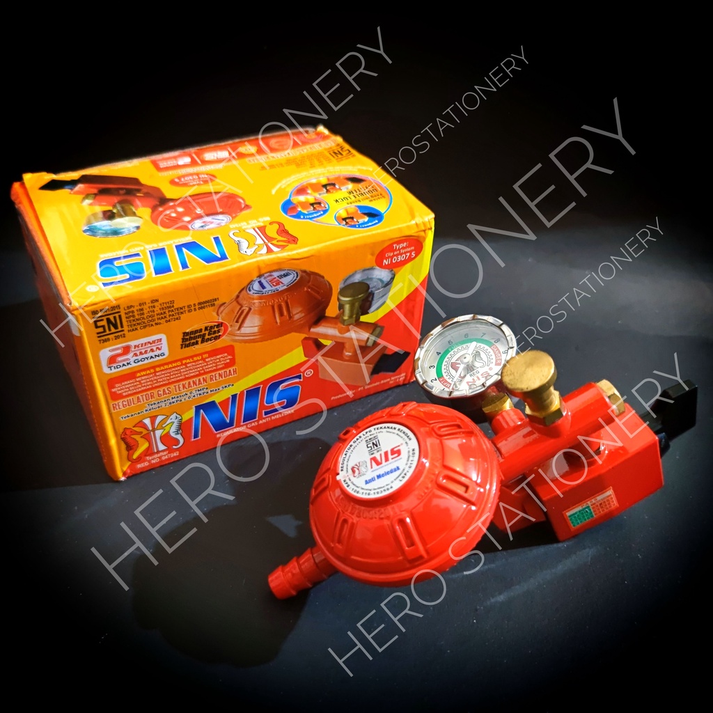 Regulator gas elpiji robot double lock original NIS NI 0307 S