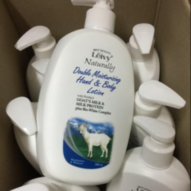 Leivy Double Moisturizing Hand &amp; Body Lotion with Goat’s Milk 500ml