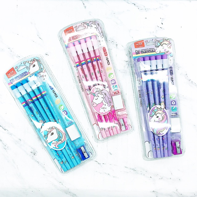 

Pensil batang unicorn hb isi 10