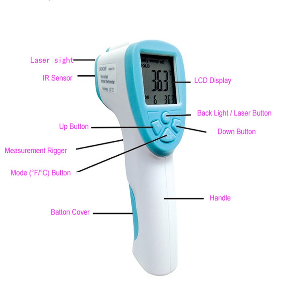 Termometer Non Contact Anak Termometer Bayi Infrared Gun Termometer Digital