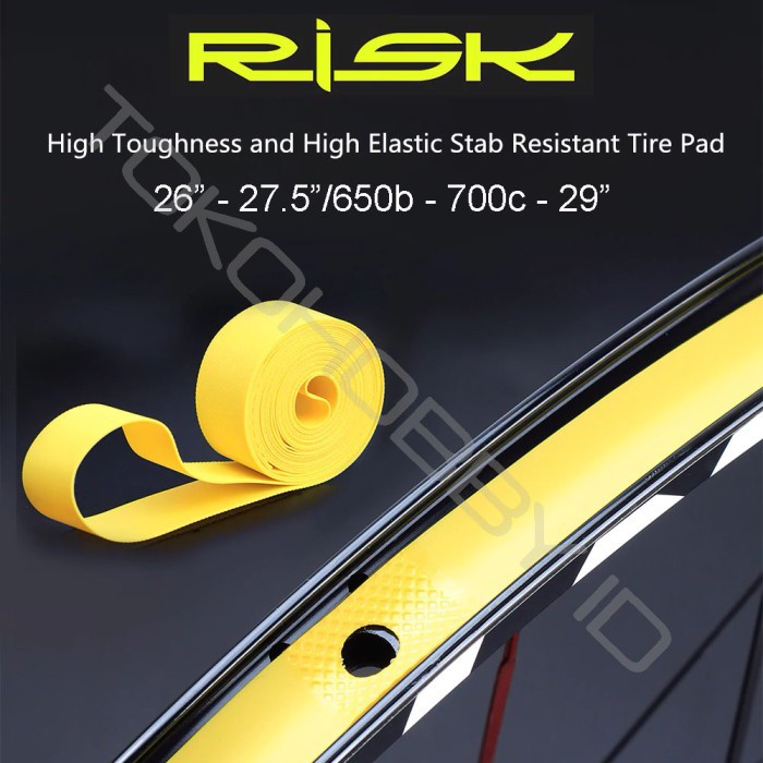 Rim Tape Sepeda RISK RA141 Lapisan Velg 26 650b 27.5 700c 29 inch