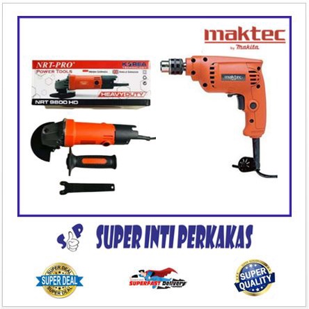 PAKET GERINDA NRT-PRO 9800HD MESIN BOR MAKTEC MT60