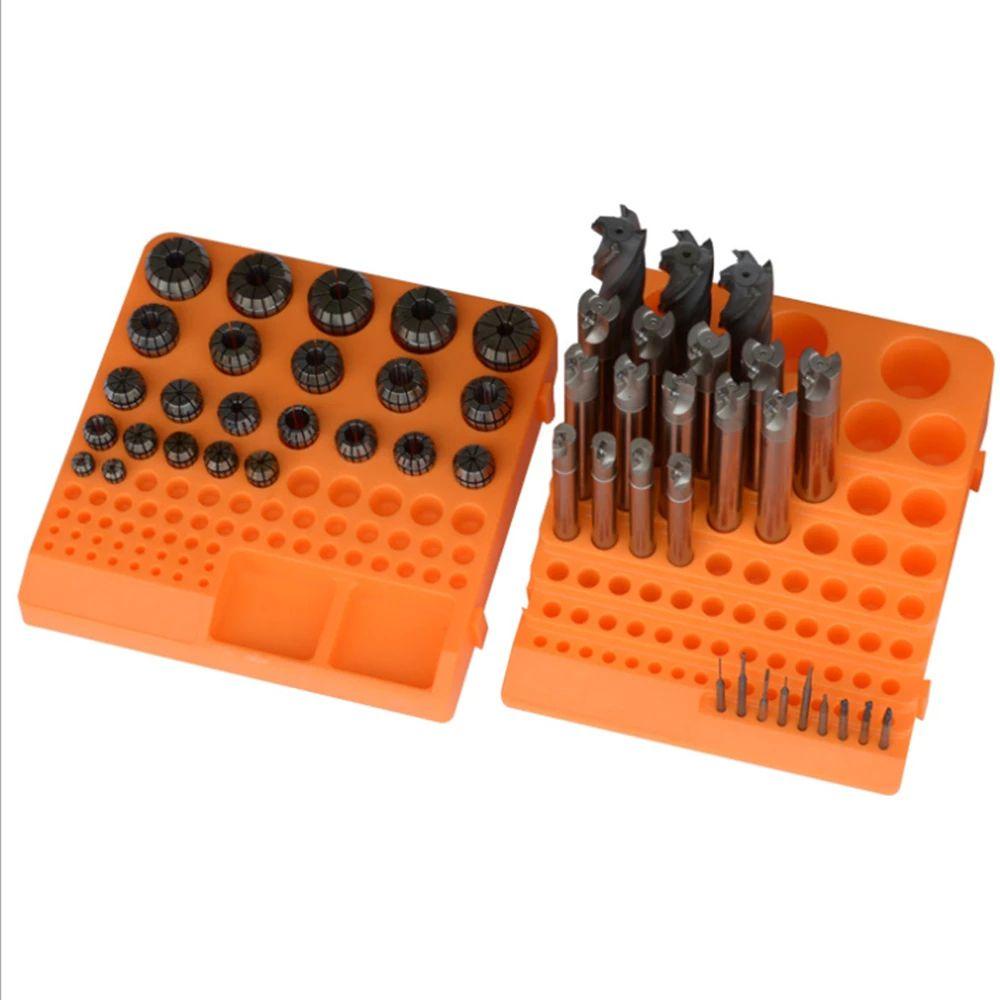 Popular Drill Organizer Kotak Penyimpanan Rak Bor Profesional Hemat Ruang Alat Bubut CNC Drill Bit Holder