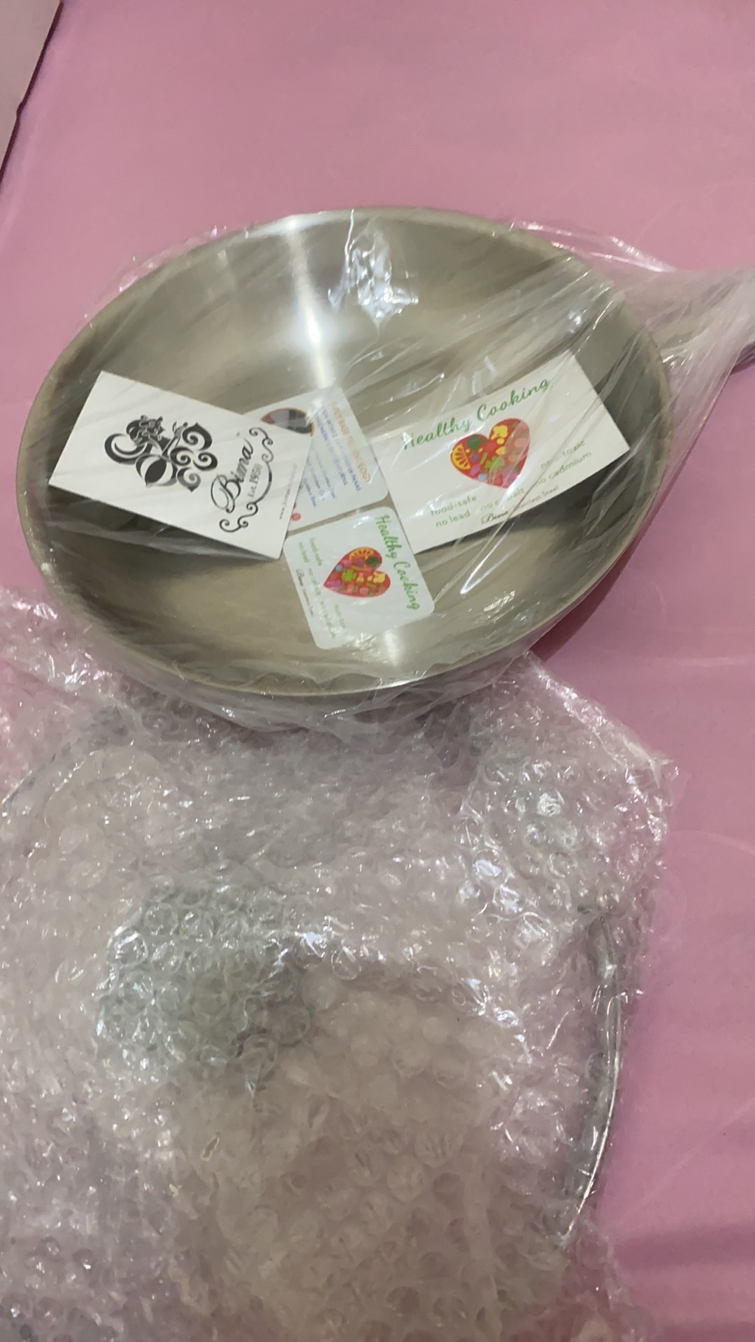 Bima Chefs Bp1901524 Frypan Stainless 3 Ply 24cm Wajan Frypan Stainless 304