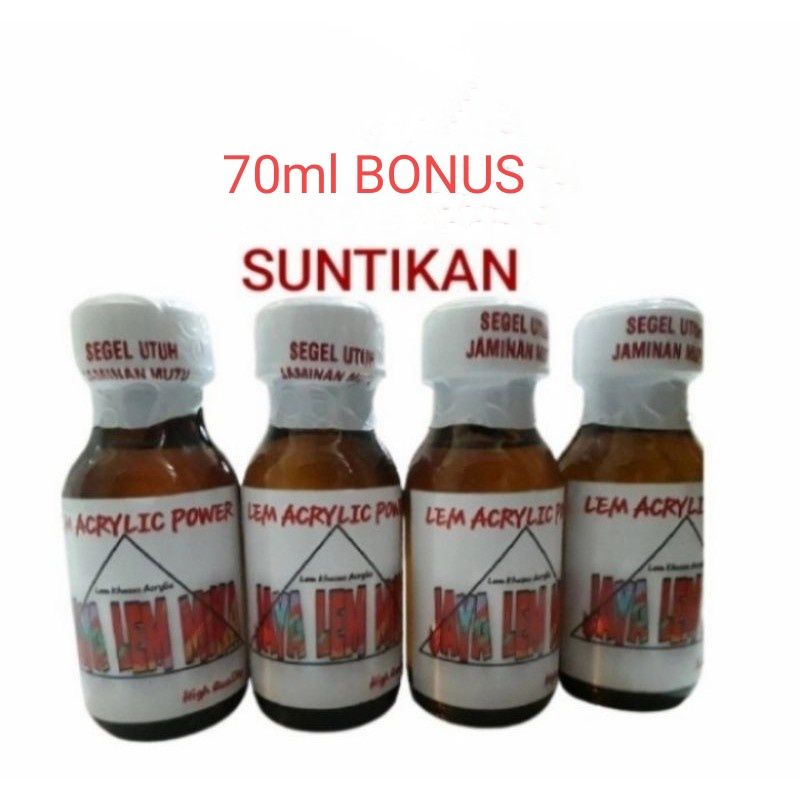 

lem akrilik 70ml 4botol