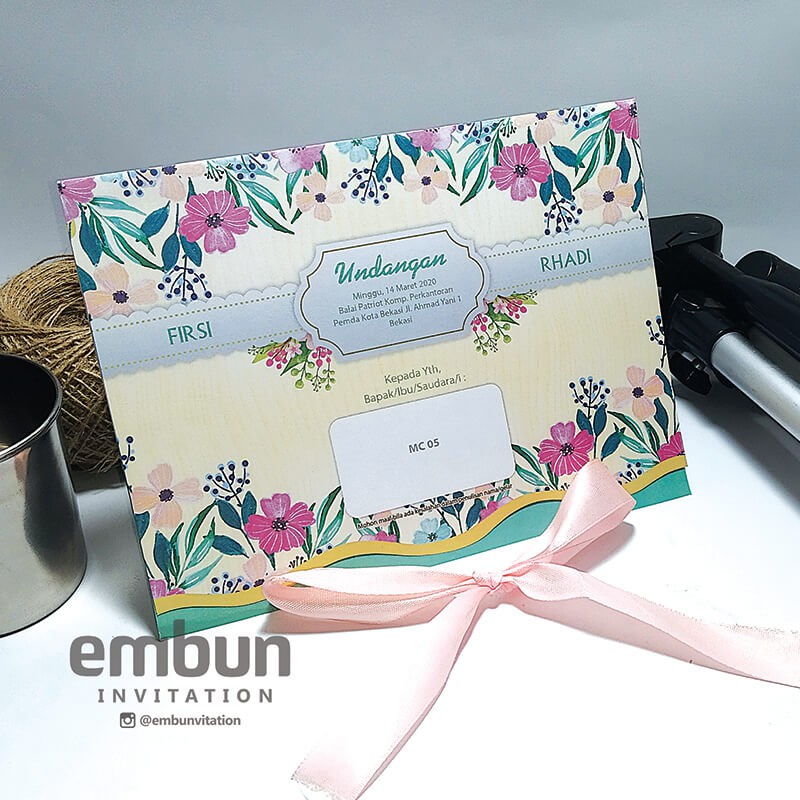 BLANGKO UNDANGAN PERNIKAHAN MC05