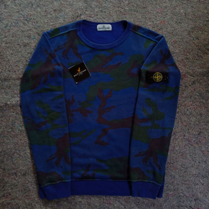stone island junior camo
