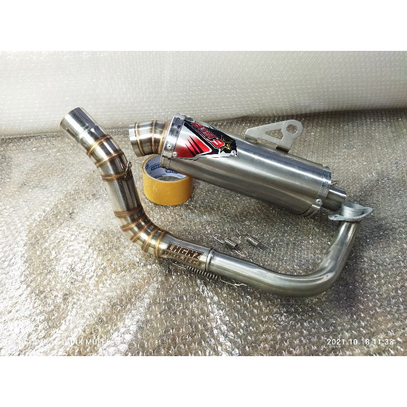 Knalpot Racing Best3 Nmax Aerox Vespa sprint PCX Mio sporty Beat Full Set