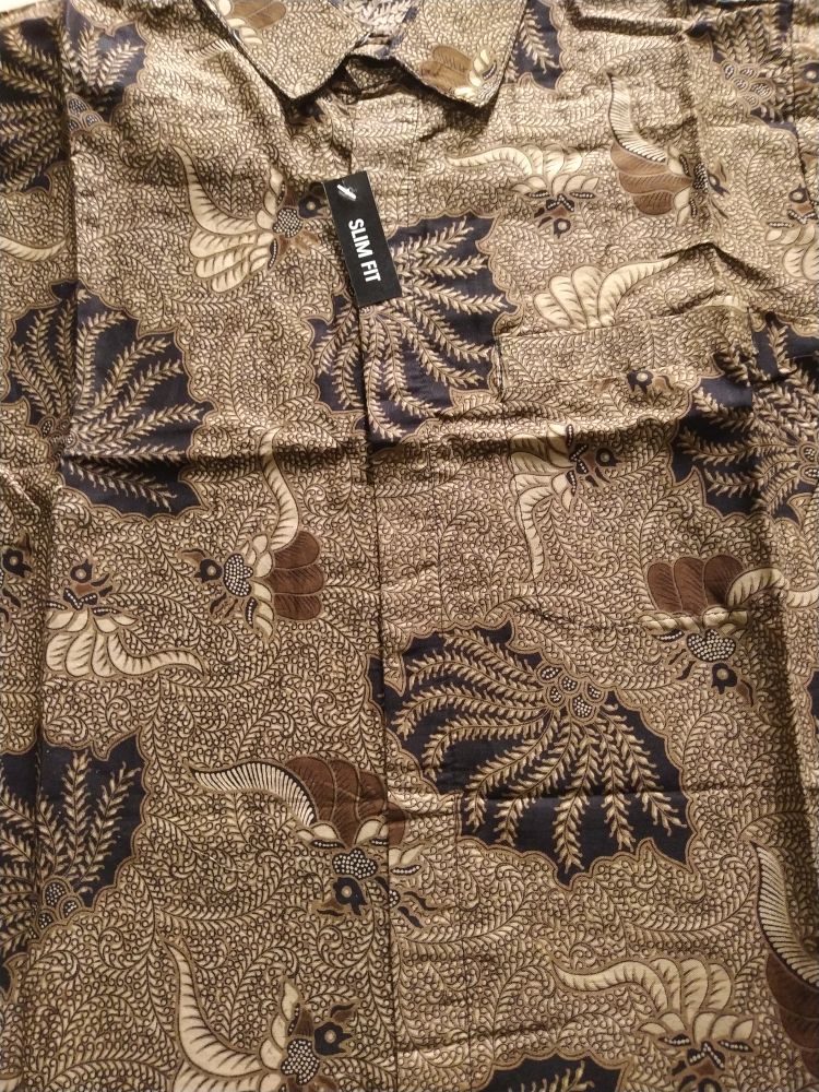 Batik Pria Lengan Panjang Slimfit Modern Batik Pria Lengan Panjang Slim Fit