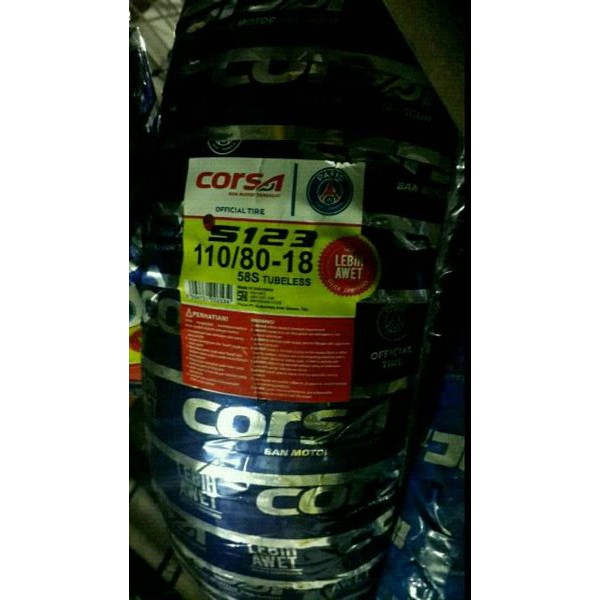 Ban Corsa Tubeless 110 80-18 bermutu