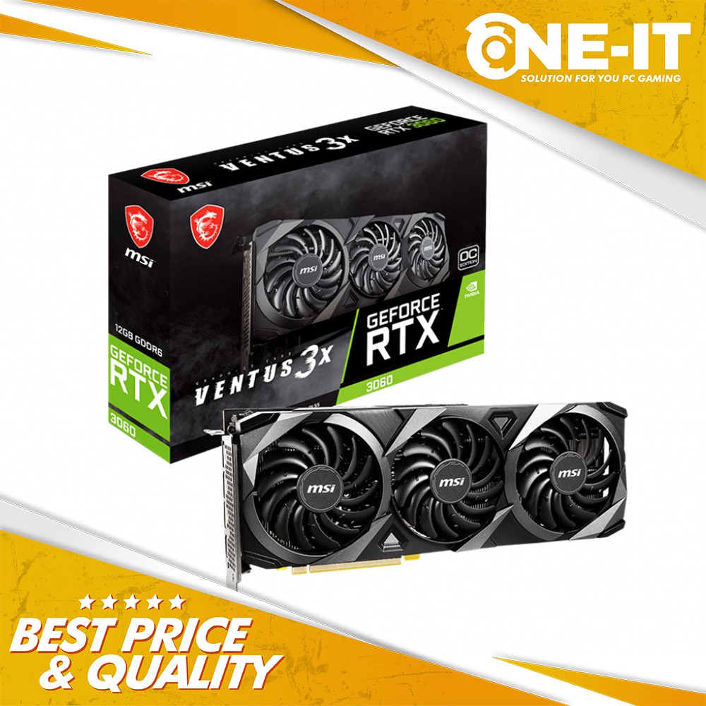 VGA MSI GeForce RTX 3060 VENTUS 3X 12G OC
