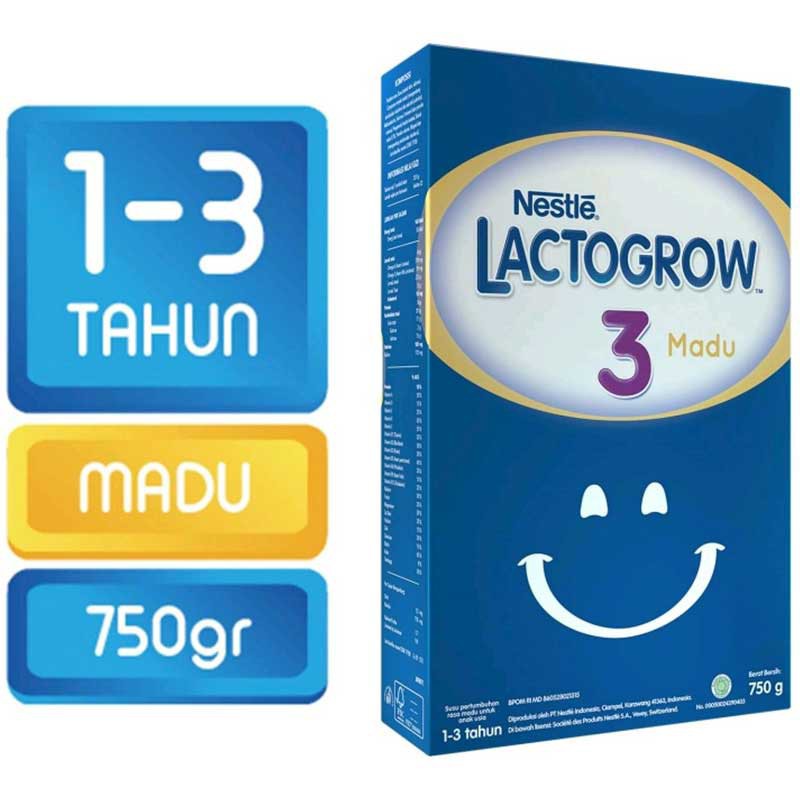 

Lactogrow Happynutri 3 Madu Box 750G