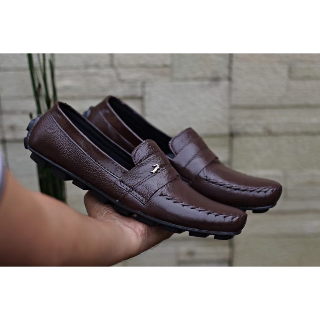 CRDL|Sepatu Slip On Pria Original Semi Formal Pantofel Hitam Main Kondangan Kerja Kantor Casual Kasual Selop Slop Santai Cowok Trendy