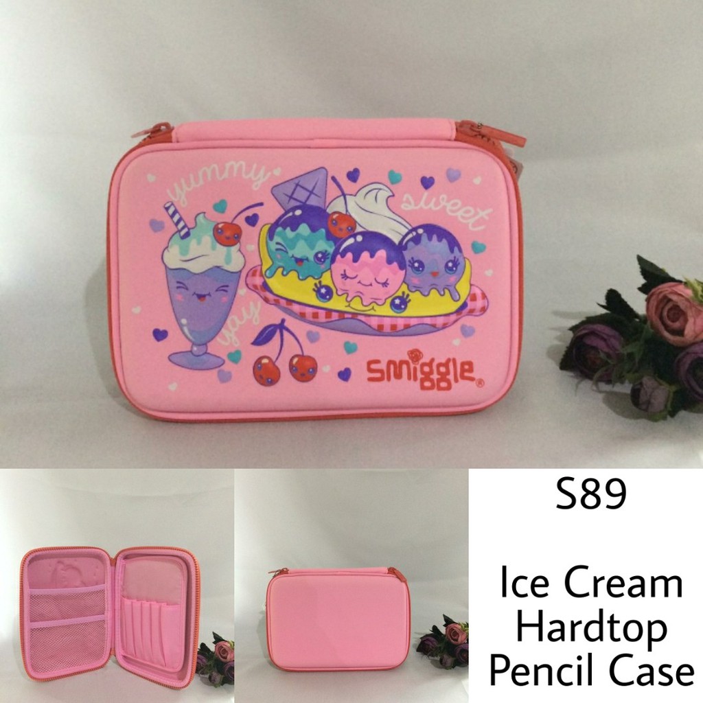 

SMIGGLE HARDTOP PENSIL CASE ORIGINAL TEMPAT PENSIL SMIGGLE ORI - ICE CREAM