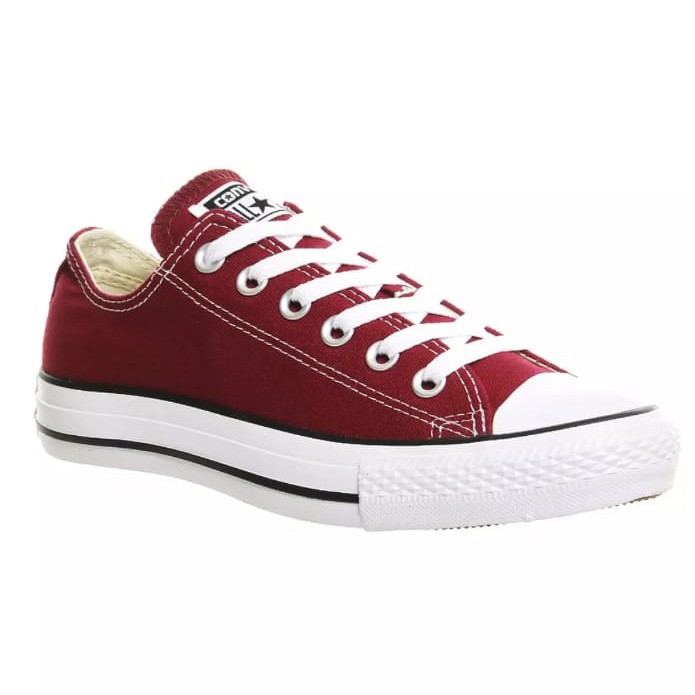 PROMO SEPATU WANITA CONVERSE_ALLSTAR MARUN LOW SNEAKERS PRIA TERLARIS