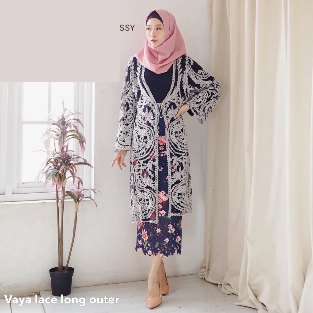 Vaya lace long outer - Thejanclothes