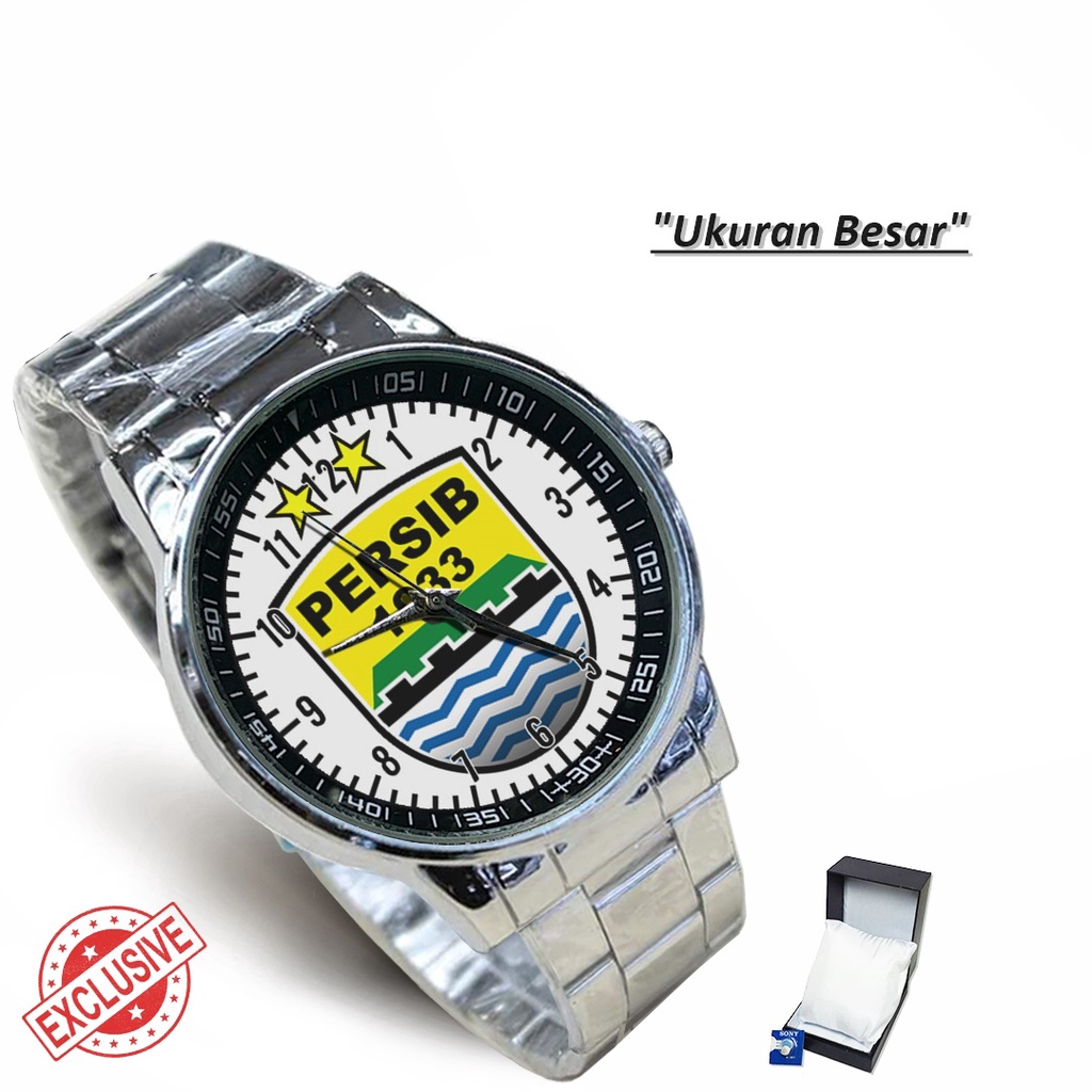 Jam Tangan Rantai Couple PERSIB BANDUNG - 01 (Awesome)