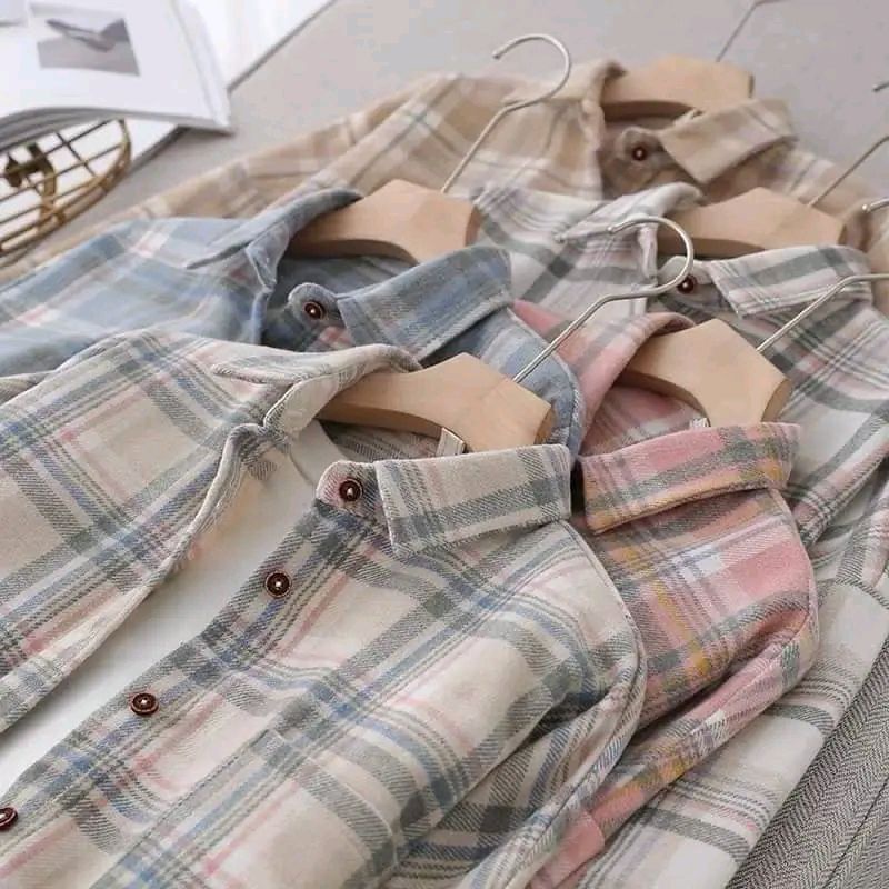 Kemeja flanel pria import distro lengan panjang premium kemeja flanel wanita ootd flanel kotak unisek kemeja flanel lengan panjang pria dan wanita premium