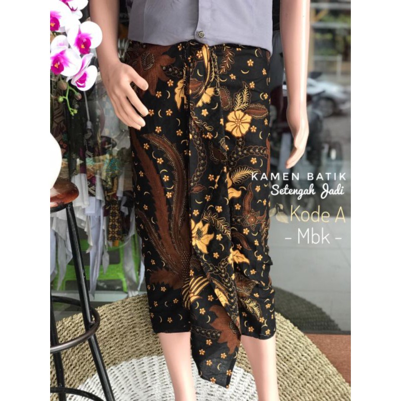 Kamen Batik Pria Setengah Jadi