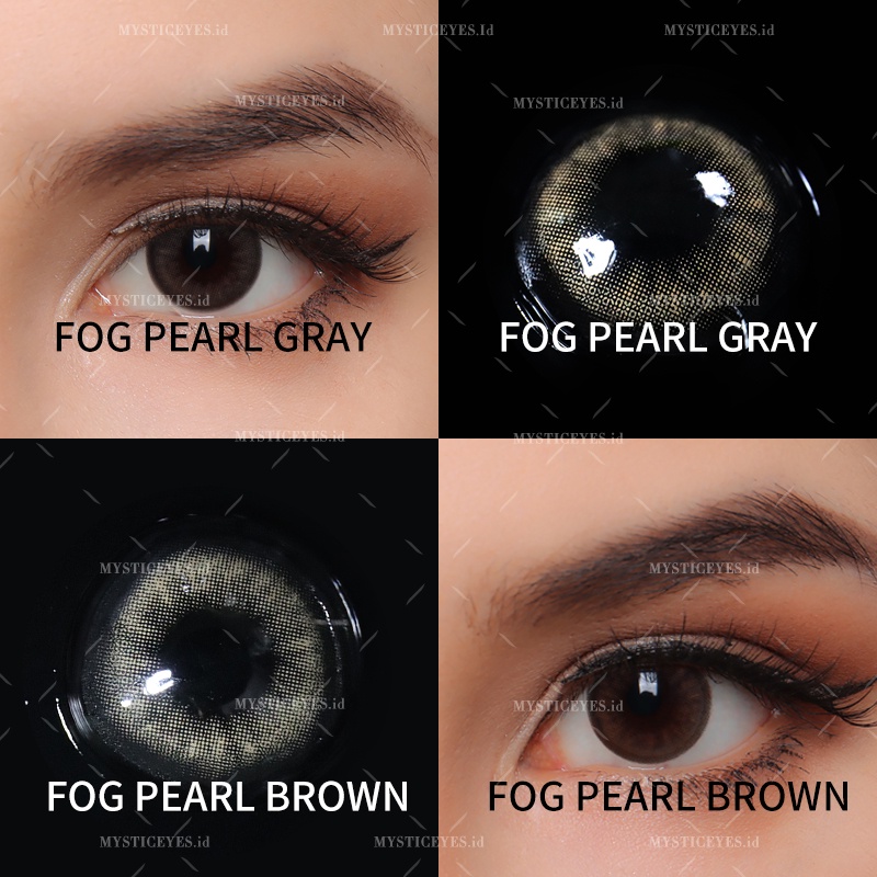 [✅COD] MYSTICEYES SOFTLENS FOG PEARLS 14MM (NORMAL)