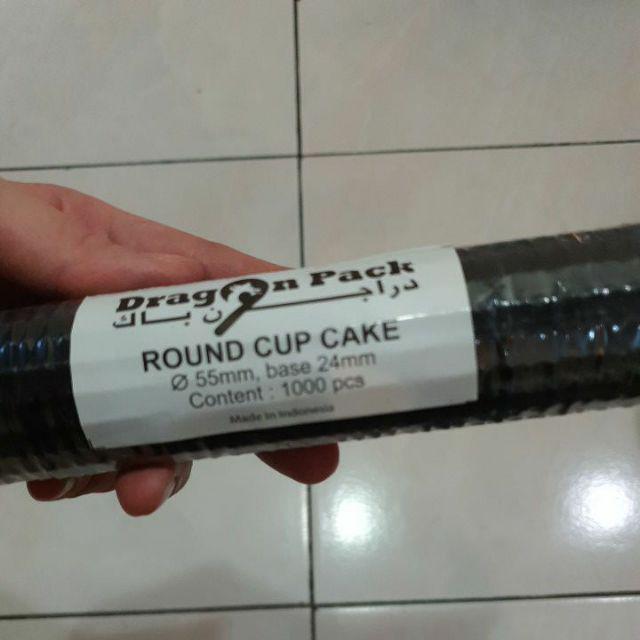 Cup Cake Nastar Dragon 5.5 Cm Hitam | Cake Case Nastar | Cupcake Nastar Dragon 5.5cm