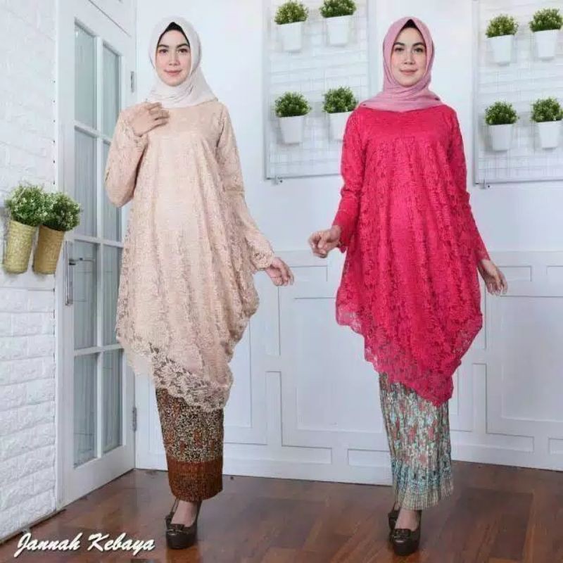 BROKAT MIRING/TUNIK MIRING/REAL PICT/KEBAYA MODERN