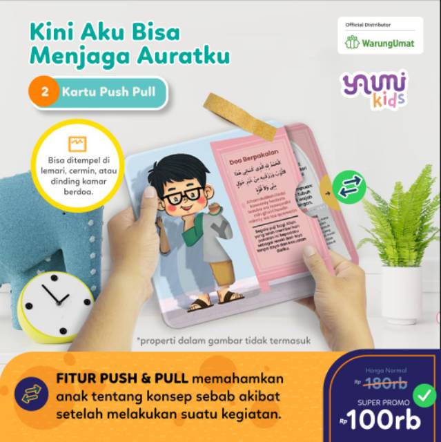 Buku Aku selalu berdoa permainan edukoratif mainan edukasi buku papan doa push pull bk0128