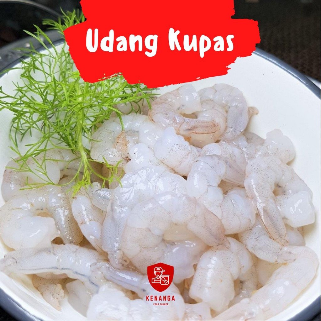 

Udang Kupas Bersih IQF 500gr / Udang Kupas Frozen Seafood Glaze 20%